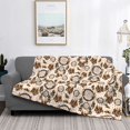 thumbnail image 5 of KLL Retro Dreamcatcher Print Fleece Throw Blanket, Horizontal Fleece Bedding Cute Soft Blankets Comfy Fleece Flannel Plush Home Decor for Couch & Bed -60"x50", 5 of 9