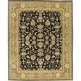 thumbnail image 1 of Due Process Stable Trading Mirzapur Mahal Black & Dark Gold Area Rug, 3.6 x 8 ft., 1 of 1