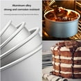 thumbnail image 1 of Non-Stick Deep Aluminum Round Cake Pan with Removable Bottom for Wedding/Birthday/Christmas Cake Baking Round Cake Tin Set with Loose Base, 1 of 9