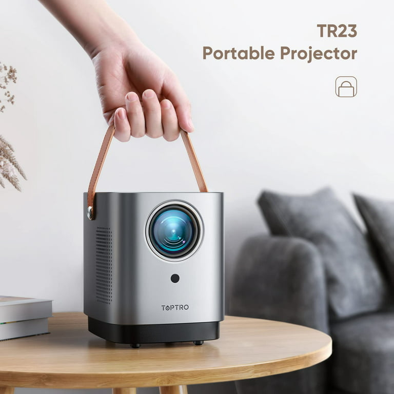 Electric-Focus】Mini Projector, TOPTRO TR25 Outdoor Projector with WiF –  Toptro