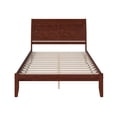 thumbnail image 4 of Portland Queen Solid Wood Platform Bed in Walnut, 4 of 6