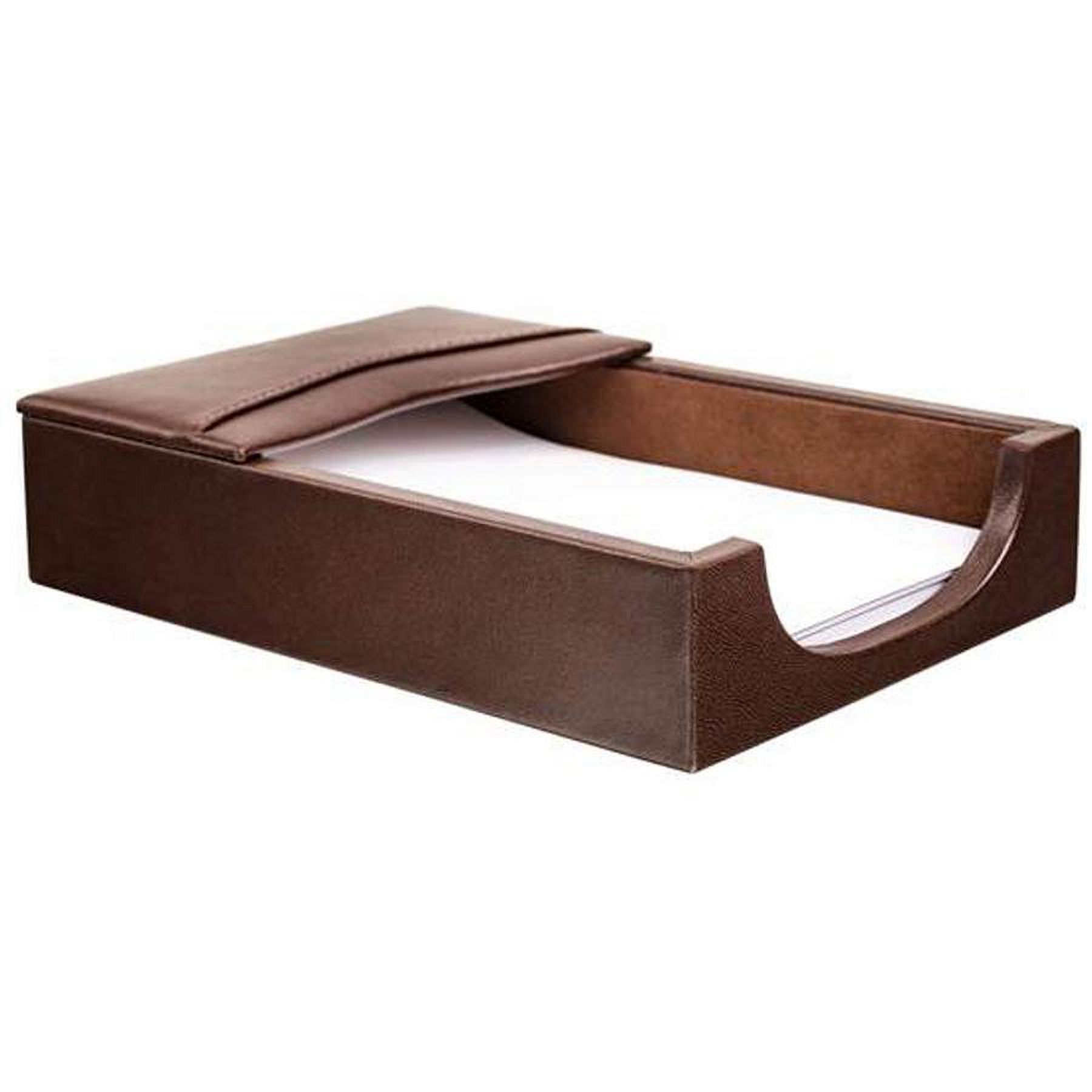 Chocolate Brown Leather 4 x 6 Memo Holder - image 2 of 2