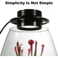 thumbnail image 2 of Desktop Glass Terrarium with Grow Light (H:7.8" D:6.7"), for Succulent, Moss, Miniature Gardening Landscape, Betta Fish Tank, Indoor Plant Growth, Office Home Decoration, Plant Lovers Gifts, 2 of 6
