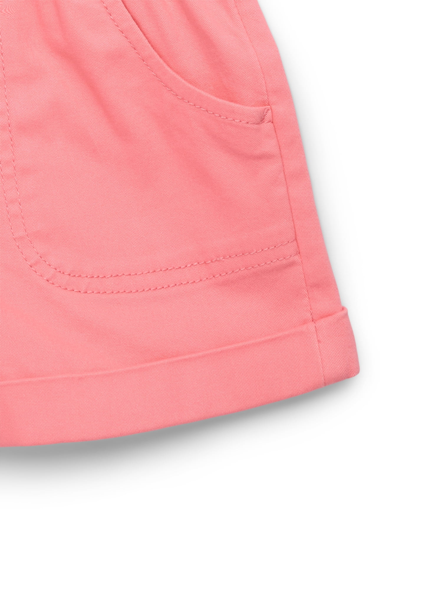 Wonder Nation Girls Pull-On Shorts, Sizes 4/5-18 & Plus