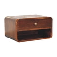 thumbnail image 2 of Artisan Furniture Solid Curved California Walnut Bedside, 2 of 8