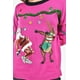 thumbnail image 4 of Sueter navideño divertido Roman Fashion /Juvenil, ABW030 (Fiusha) fucsia M, 4 of 6
