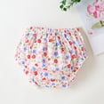 thumbnail image 4 of IROINNID Infant Girls Pretty Print Dress Tops Shorts With Hairband Set, 4 of 9