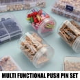 thumbnail image 3 of TIERPOP Wood Push Pin Cork Board Decorative Thumb Tacks Irregular Shape Map Tacks Marking Pin for Bulletin Board Paper, 3 of 12