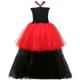 thumbnail image 2 of Vestido de tul con cola de estrella de rock popular para niñas, fiesta de cumpleaños, carnaval, disfraz de Halloween para niños de 1 a 14 años, 2 of 5