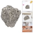 thumbnail image 4 of Muestra de piedra de meteorito Irregular, modelo de piedra, adorno de piedra de meteorito, espécimen de enseñanza para el aula de ciencia, espécimen de mineral de latón, 4 of 7