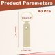 thumbnail image 2 of Uxcell 40 Pcs Llaveros de Cuero PU en Blanco para Grabado Láser Kit de Llaveros con Anillos para Suministros de DIY Regalos (Caqui, 3.7" x 0.7"), 2 of 6