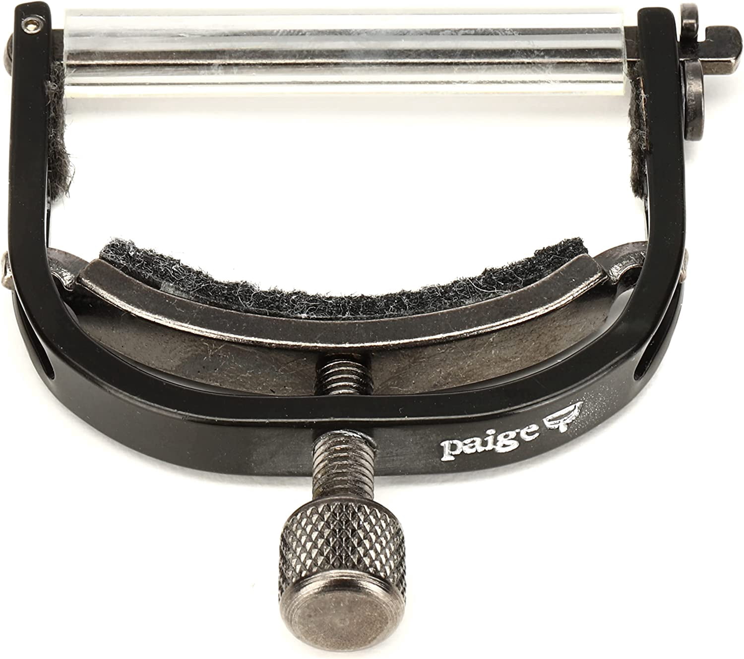 Paige Musical PBEW Banjo/Mandolin Capo-Fits up to the 4th Fret on a 5-String - Black Multi-Colored