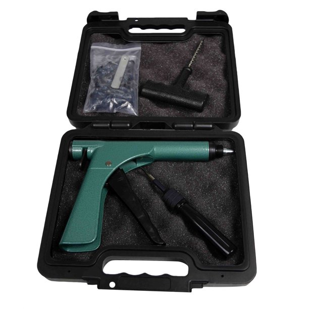 Stop & Go 1085 Deluxe Flat Tire Repair Kit with Case Plug and Leak Tool