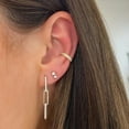 thumbnail image 5 of APIPEE S925 Silver Needle Long Micro Paved Zircon Tassel Earrings Studs Women Vintage Earrings, 5 of 8