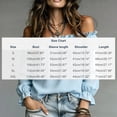 thumbnail image 3 of ClodeEU Women's Off Shoulder Long Sleeve Blouse, Casual Solid Color Top with Ruffled Trim Light Blue,Women's Plus L, 3 of 8