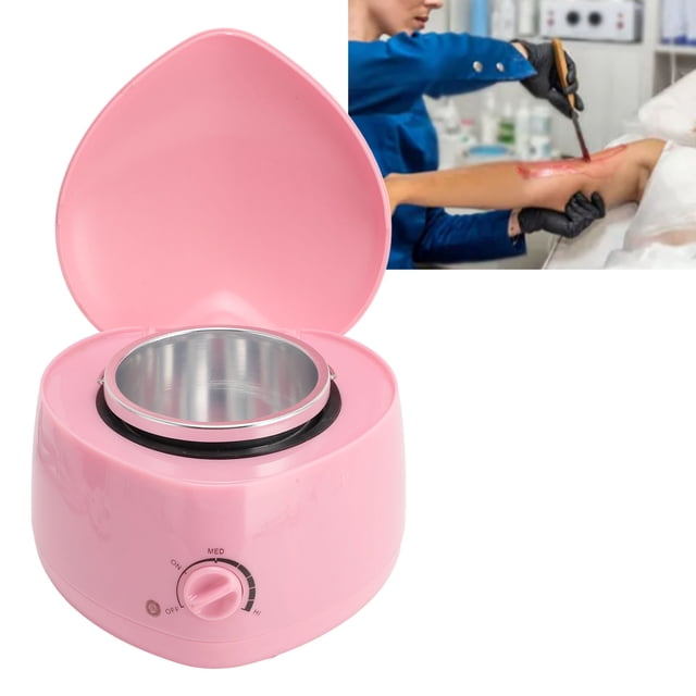 Calentador De Cera Para Depilación, Mini Máquina Caliente De Cera, Enchufe Europeo De 220V, Olla Interior De Acero Inoxidable Que Ahorra Espacio Para El Hogar