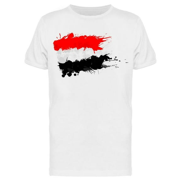 Egypt Flag Splashes Tee Men's -Image by Shutterstock