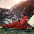 thumbnail image 5 of Mummy Sleeping Bag - Adult Cold Weather Rated to 25°F Waterproof with Drawstring Hood Camping Equipment by Outdoors, 5 of 6