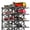 10 Parking-Dark Gray, variant on Diorama 1:64 Modular Parking Rack Diecast Model Car Display Case Storage, Parking Display Rack – 10-Space