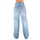 thumbnail image 4 of Sunloudy - Pantalones vaqueros para mujer, pantalones de pierna ancha transpirables que combinan con todo con bolsillos para vacaciones, citas, fiestas, compras Sunloudy  XS, S, M, L, 4 of 6