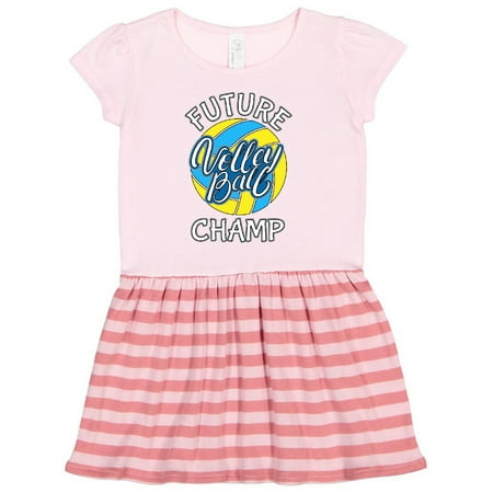 

Inktastic Future Volleyball Champ Gift Gift Toddler Girl Dress