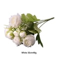 thumbnail image 2 of Ramo de flores artificiales Toystoory peonía Decoración blanco, 2 of 6