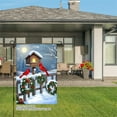 thumbnail image 3 of JOOCAR Winter Christmas Cardinal Birdhouse Garden Flag with Snowy Scene and Wreaths for Winter Christmas Home Outdoor Garden Yard Door Decor 12x18 inch, 3 of 5