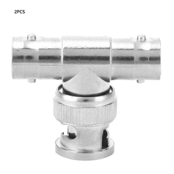 FAGINEY Shape BNC Connector, Lightweight T BNC Connector, Reduce Interference For Connect Workstations Isolate Video Input Signal Connecting Bnc Connectors