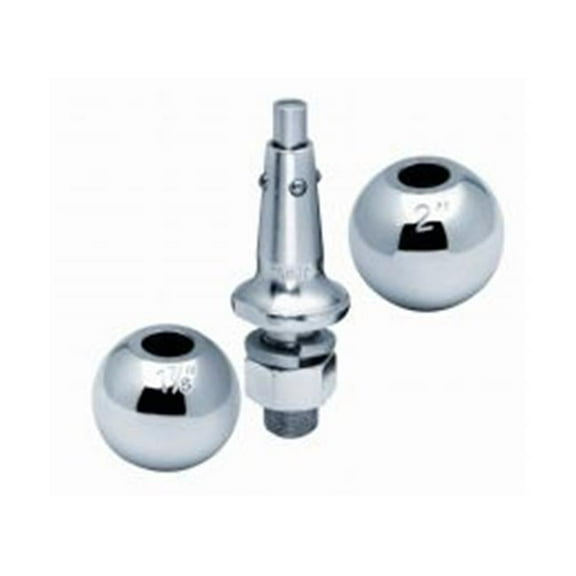 TOW READY 63802 Steel Trailer Hitch Ball, Silver