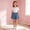 Blue, variant on Liyamei Girls Denim Shorts with Classic Cut for Summer School Wear Size 3-10,Blue