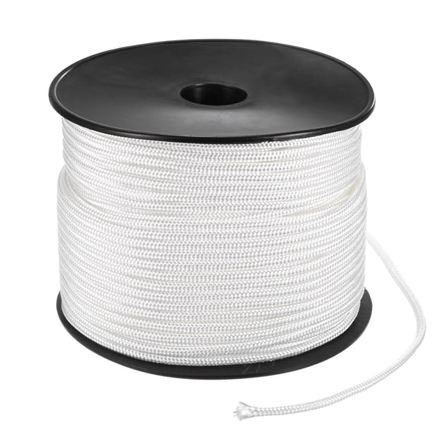 Cuerda de arranque de retroceso Uxcell 4.5mm 100m Cuerda de nylon para motosierra Blanca