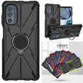 thumbnail image 2 of Para Motorola Moto G62 G52 G22 G82 5G Funda De Soporte De Anillo De Armadura Híbrida De Lujo A Prueba De Golpes, 2 of 4
