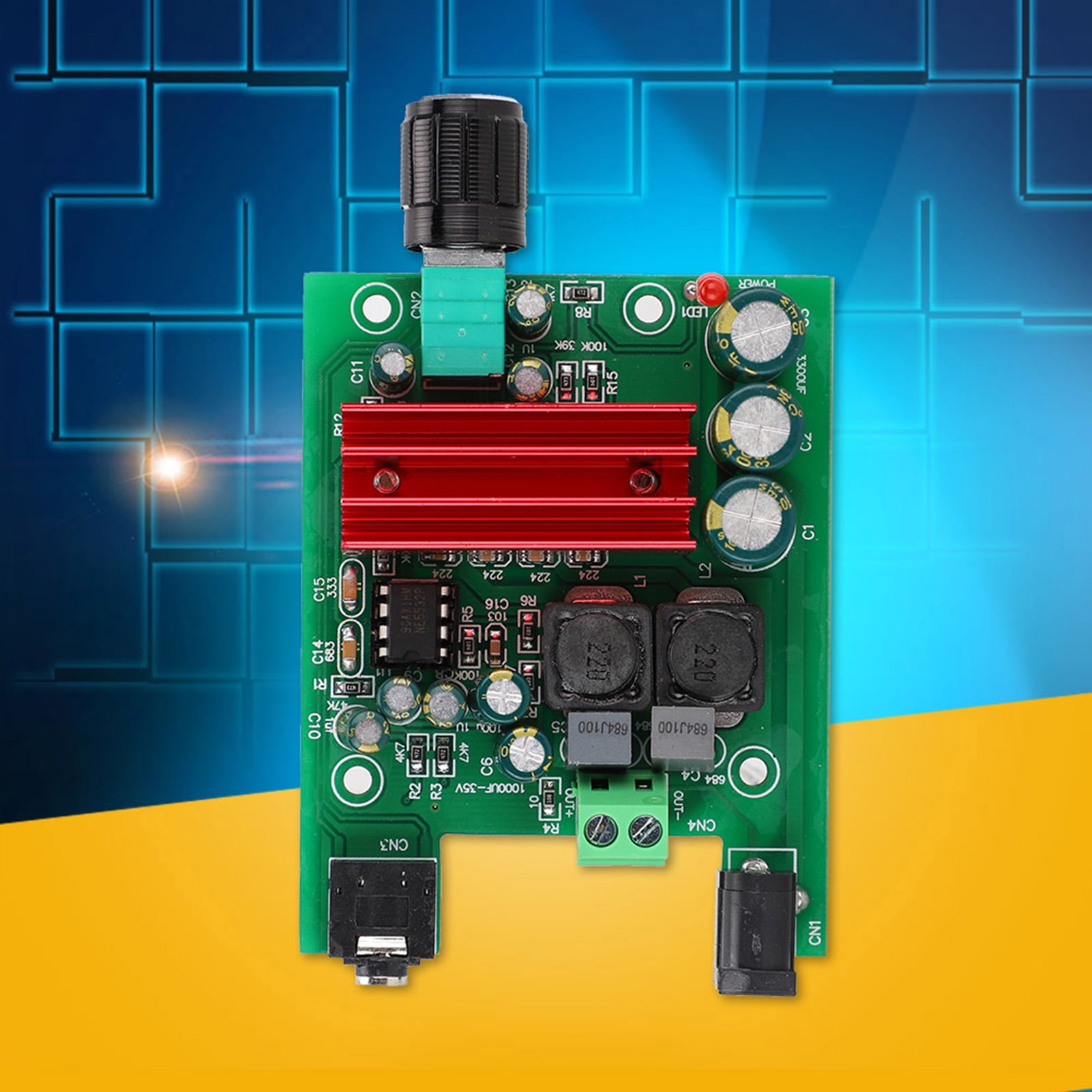 Digital Power Board, DC825V Audio , With 5.5Mm Power Interface, 100W