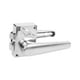 thumbnail image 4 of Cerradura de puerta de baño, piezas de repuesto para modificación de RV, cerradura de manija de puerta de RV para lavandería plata con reverso, 4 of 9