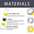thumbnail image 3 of 140Pcs Solder Seal Wire Connectors, Heat Shrink Butt Wire Connectors, Multi-Purpose Electrical Termi, 3 of 5