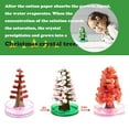 thumbnail image 6 of Mini Christmas Tree Magic Growing, Paper Tree Colorful DIY Crystal Growing Kit/Ornaments Decoration Toy Novelty Xmas Gift Boys Girls Science Kits & Toys Learning Guide, 6 of 6