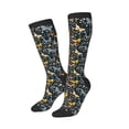 thumbnail image 2 of Haiem Flowers Butterfly Socks, Funny Novelty Crazy Design Cotton Socks Sports Socks Knee High Socks For Men, Women,1Pairs - Gift For Working Friends, 2 of 9