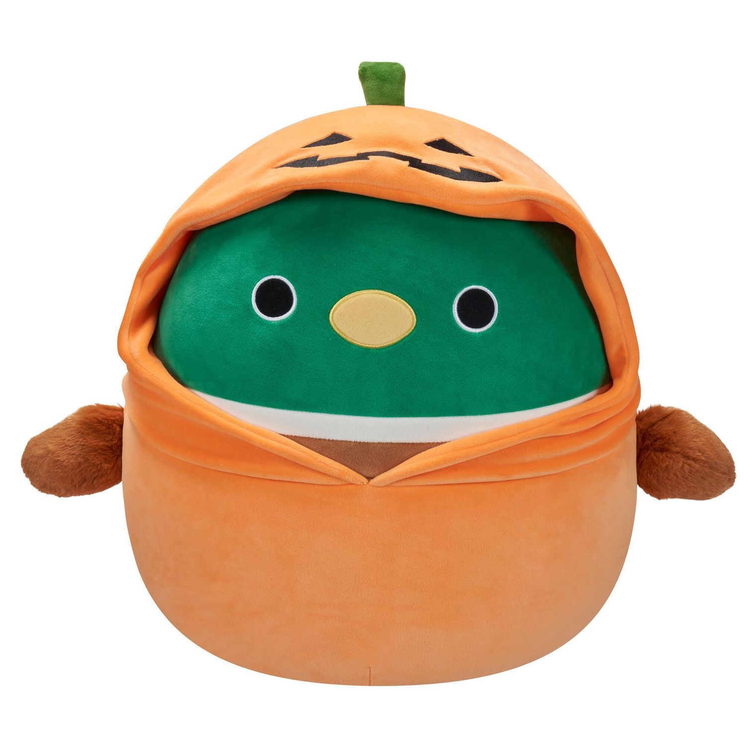 Squishmallows 16" - Avery the Mallard Duck in Pumpkin Costume