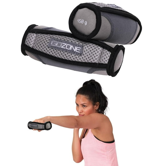 GoZone Walking Dumbbells, Breathable hand strap