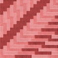 thumbnail image 1 of Ahgly Company Indoor Square Patterned Ferrari Red Area Rugs, 7' Square, 1 of 6