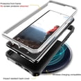 thumbnail image 3 of ArmadilloTek Vanguard Compatible with Samsung Galaxy S21+ Plus Case, Military Grade Full-Body Rugged with Built-in Kickstand [Screenless Version] - White, 3 of 4