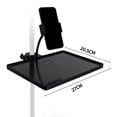 thumbnail image 1 of Sound Card Tray with Mobile Ph Clip for Microph Stand Live Tripod Bracket, 1 of 5