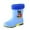 2-BU2, variant on ibiyuan Rain Boots for Girls Waterproof Shoes Casual Durable Fun Patterns Water Rubber Rain Shoes Adjustable Drawstring Non- Sole Shoes Outdoor Fishing Rainboots with Easy-On,5.5-6 Years
