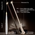 thumbnail image 3 of Velas flotantes sin llama con varita, paquete de 20 unidades, de Lamp JOIONE, 3 of 5