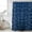 Blue, variant on Blue Leopard Print Shower Curtain, Waterproof Shower Curtains for Bathroom, Vintage Abstract Animal Patterned Art Washable Fabric Bathtub Curtain Set Bath Decor with 12 Hooks 48"x72"