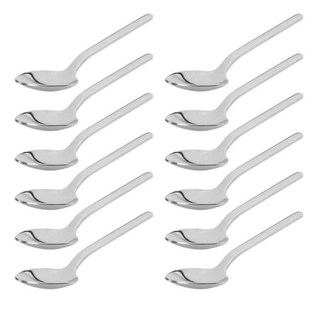 

ACOUTO Ice Cream Spoon Coffee Spoon 12Pcs Parties For Coffee Camping Dessert