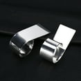 thumbnail image 3 of Raindrops 6Pcs Napkin Rings Stainless Steel for Wedding and Thanksgiving Table Decorations, 3 of 8