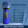 thumbnail image 4 of Professional Wireless Bluetooth Karaoke Microphone Portable Music Sing Mic Voice Changing Audio Speaker Player Accessory, 4 of 10