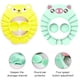 thumbnail image 3 of Gorro de ducha para niños, gorro de ducha para bebé, gorro de ducha suave y ajustable, con protección para los oídos Protege la cara y los ojos del agua y el champú Protege para el cuidado del bebé, 3 of 7