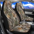thumbnail image 3 of HUISEFOR Camo Hunting Car Seat Cover Elastic Polyester Front Seat Protector Cover Breathable Cars Accessories Easy to Install Universal Size Fit for Most Sedan SUV, 3 of 7